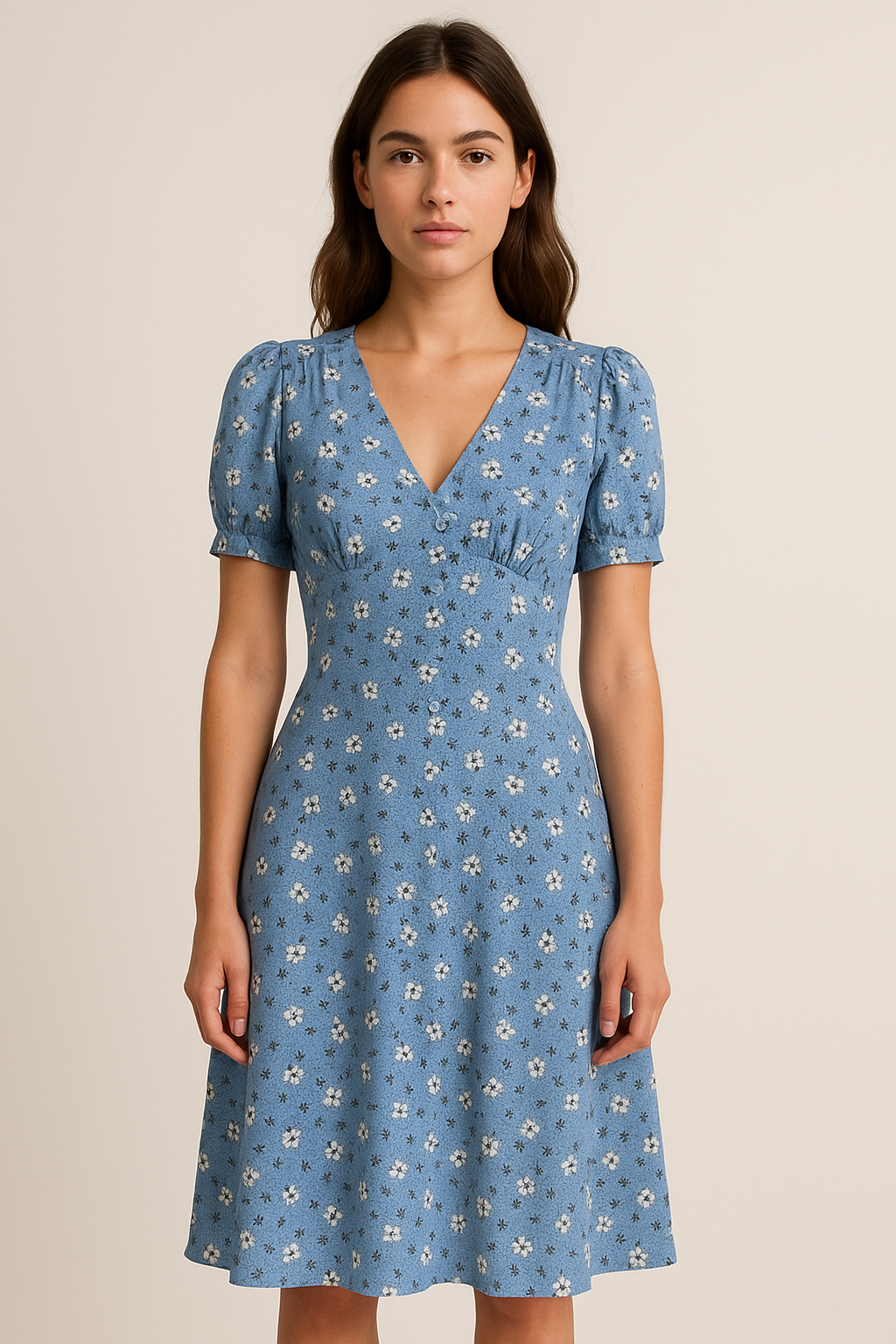 Ophelia | Floral Tea Dress